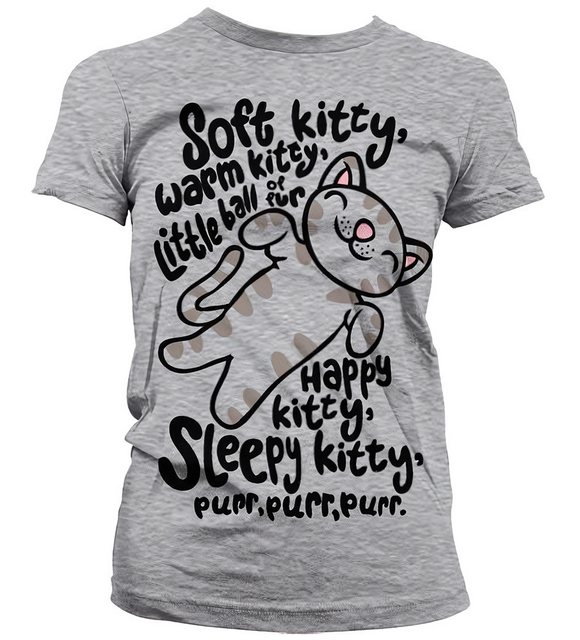 The Big Bang Theory T-Shirt TBBT Soft Kitty Girly Tee günstig online kaufen