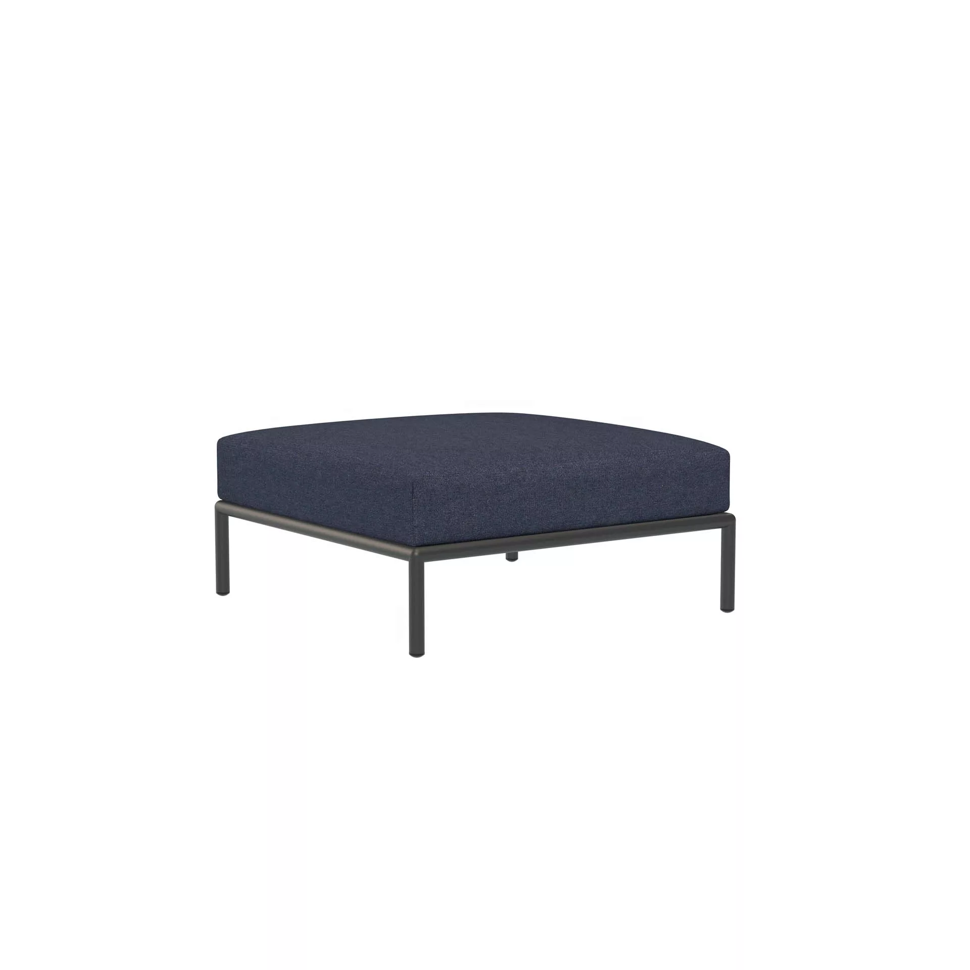 LEVEL2 Outdoor Ottoman Lounge-Modul 3 Indigo Dunkelgrau günstig online kaufen