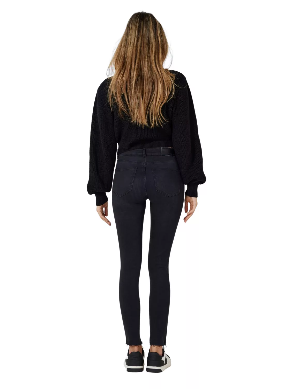 Noisy May Lucy Normal Waist Ankle Az088bl Jeans 26 Black Denim günstig online kaufen