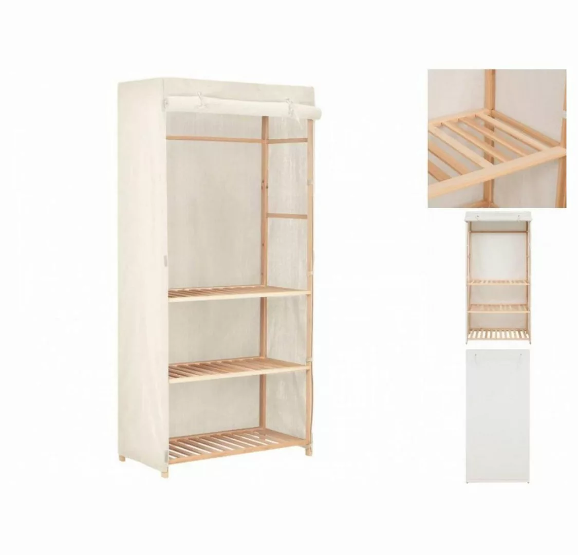 vidaXL Kleiderschrank Kleiderschrank Stoffschrank mit 3 Ebenen 79 x 40 x 17 günstig online kaufen