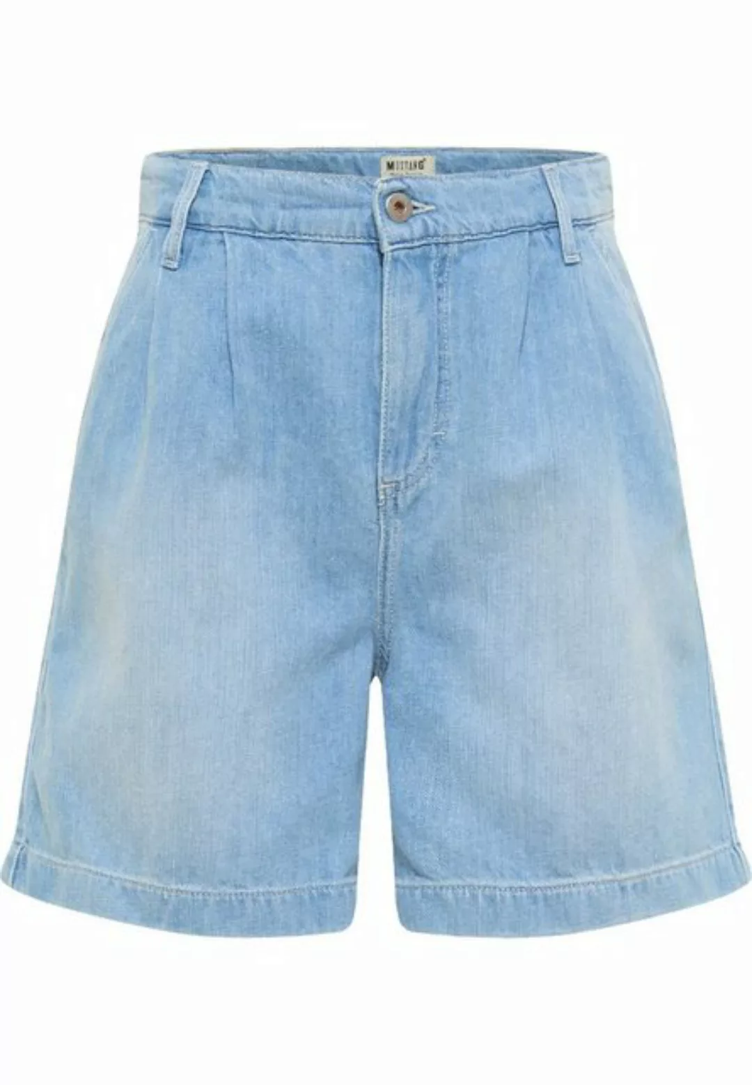 MUSTANG Shorts Style Pleated Shorts günstig online kaufen