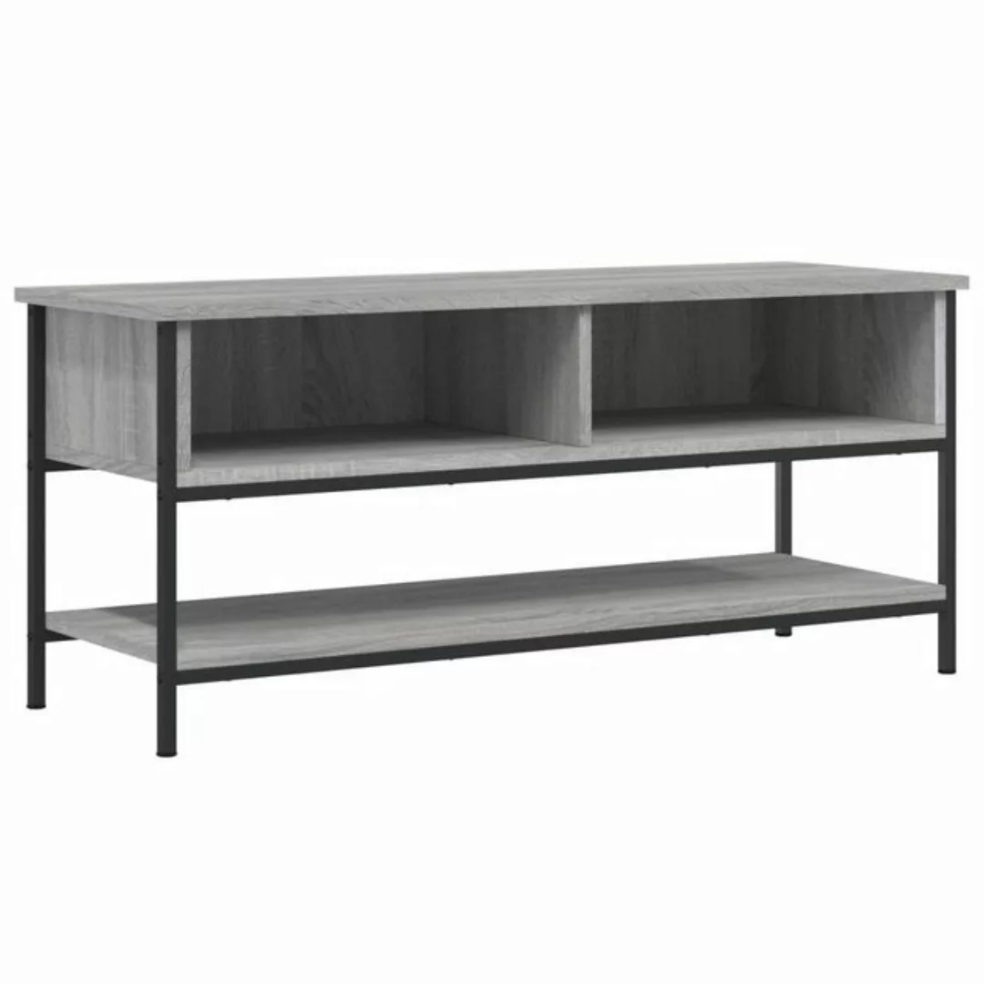 furnicato TV-Schrank Grau Sonoma 100x35x45 cm Holzwerkstoff (1-St) günstig online kaufen