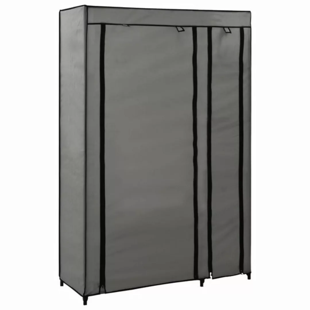 vidaXL Kleiderschrank Kleiderschrank Stoffschrank Faltschrank Grau 110x45x1 günstig online kaufen