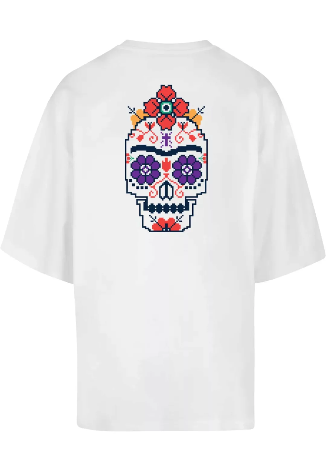 Merchcode T-Shirt "Merchcode Herren Frida Kahlo - Pixels viva la vida Huge günstig online kaufen