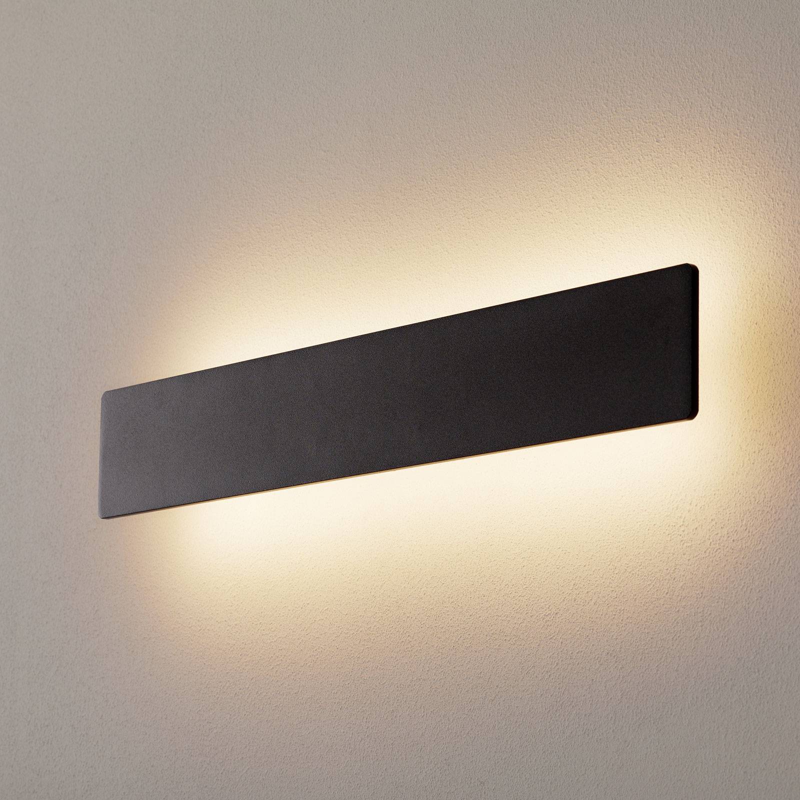 LED-Wandleuchte Zig Zag schwarz, Breite 53 cm günstig online kaufen