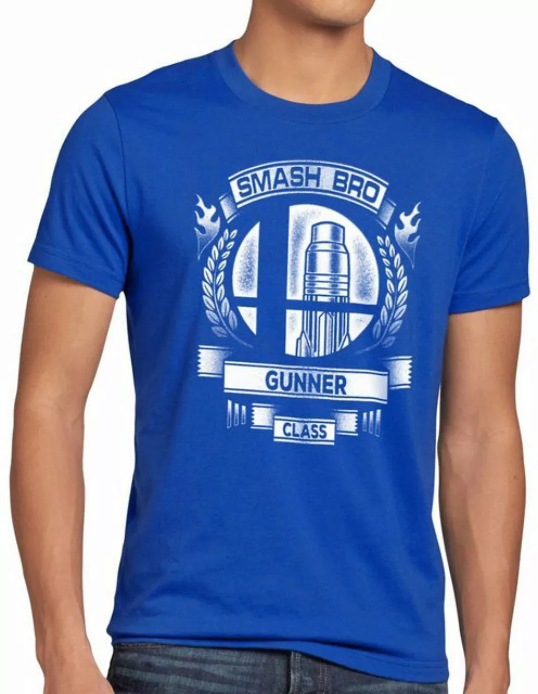 style3 Print-Shirt Herren T-Shirt Gunner Smash ultimate brothers super swit günstig online kaufen