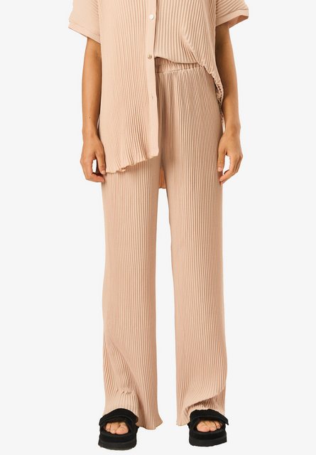 GINI LONDON Culotte Gini Plisse Lounge Beige Plisse Lounge Wear Weite Beinh günstig online kaufen