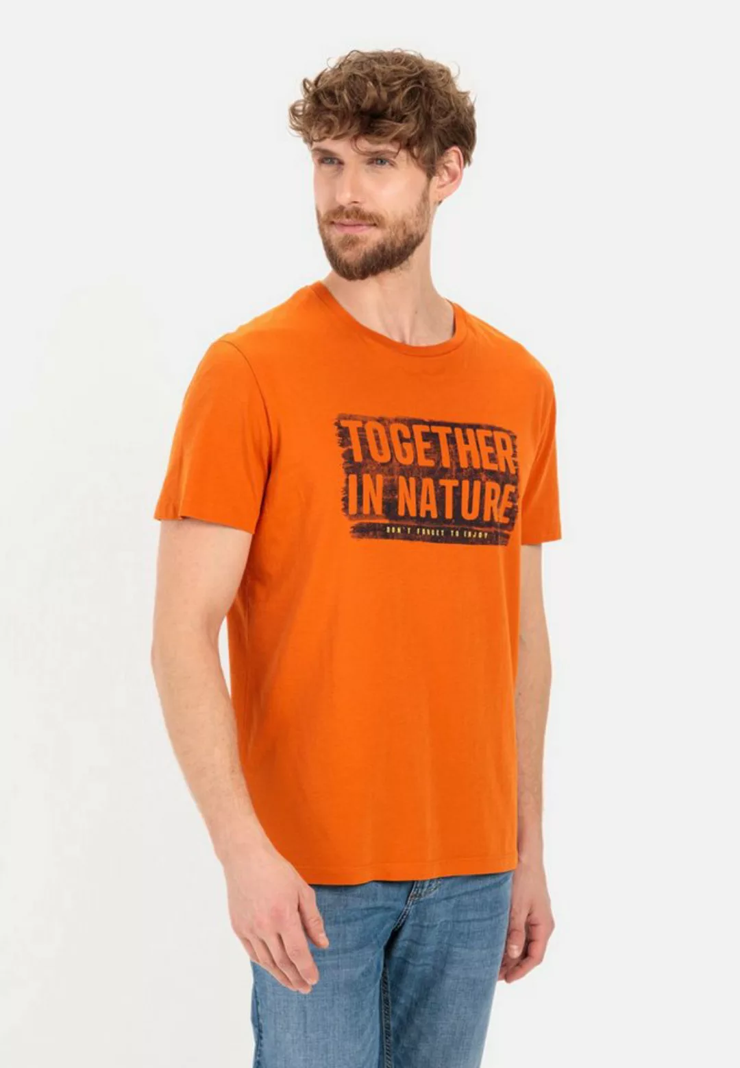 camel active T-Shirt camel active Herren T-Shirt Together in Nature in oran günstig online kaufen