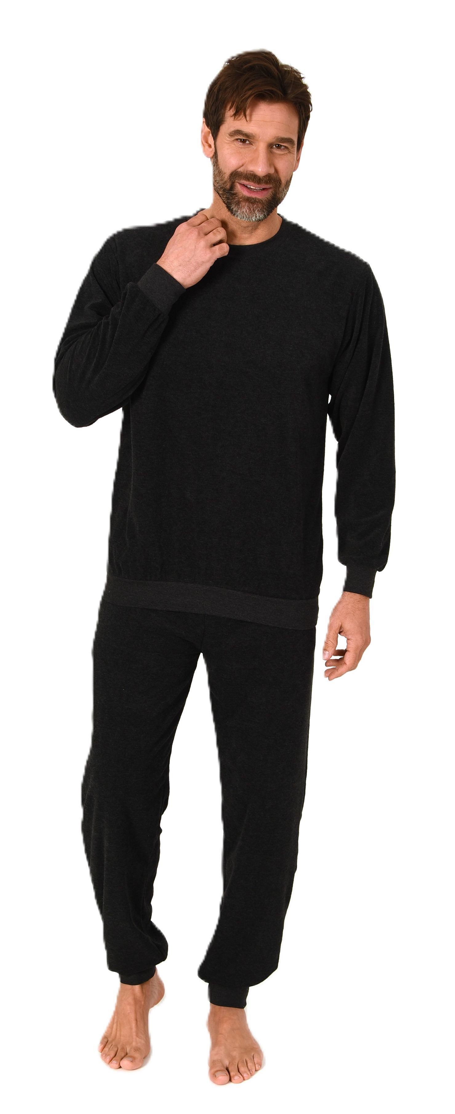 Normann Pyjama Normann Herren Frottee Schlafanzug günstig online kaufen