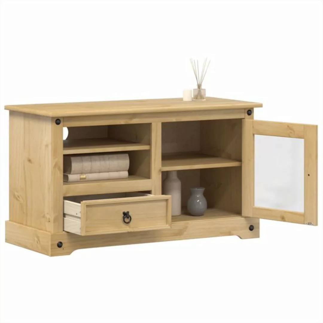 vidaXL TV-Schrank TV-Schrank Corona 100x45x58 cm Massivholz Kiefer günstig online kaufen