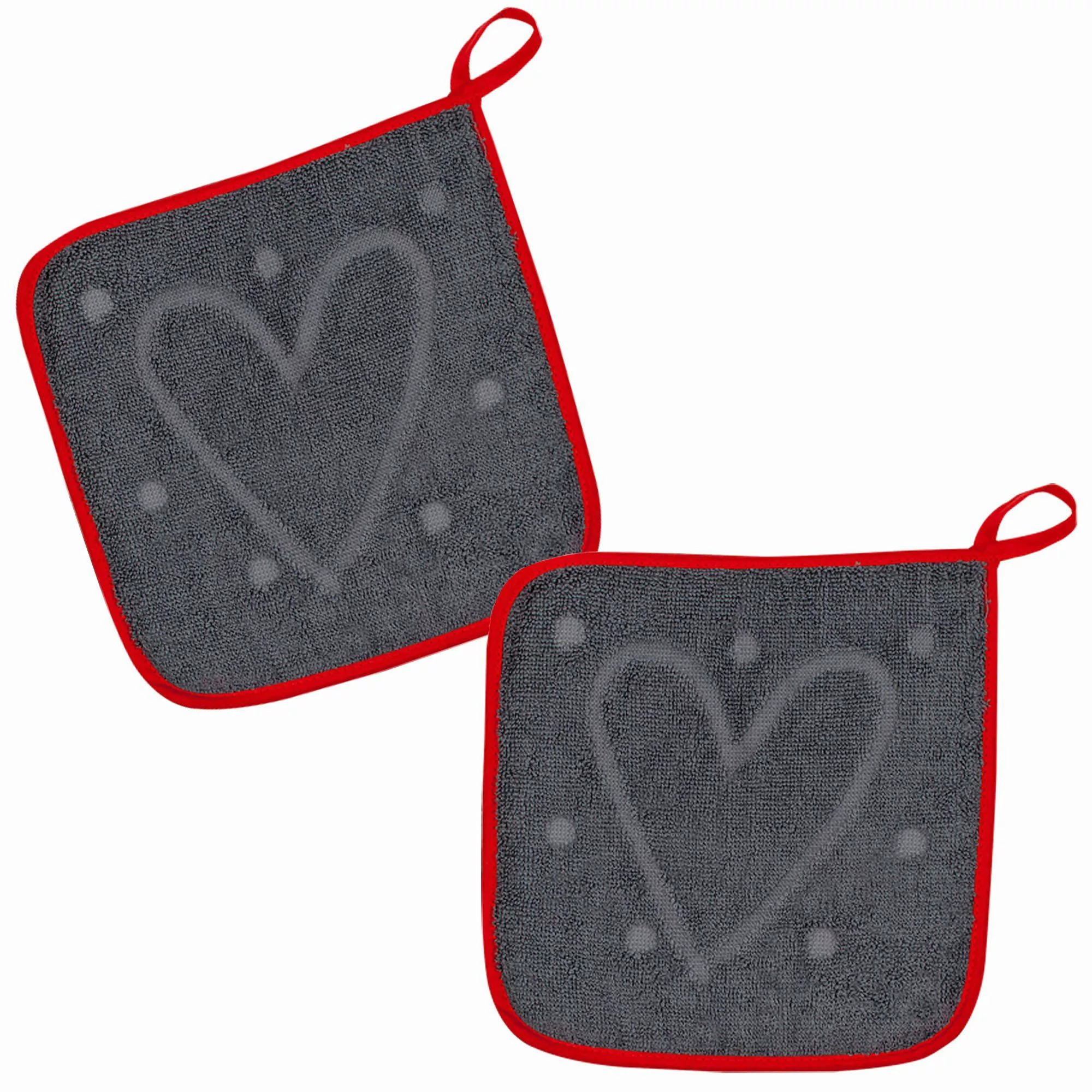 Kracht Topflappen 100% Liebe, (Set, 2-tlg., günstig online kaufen