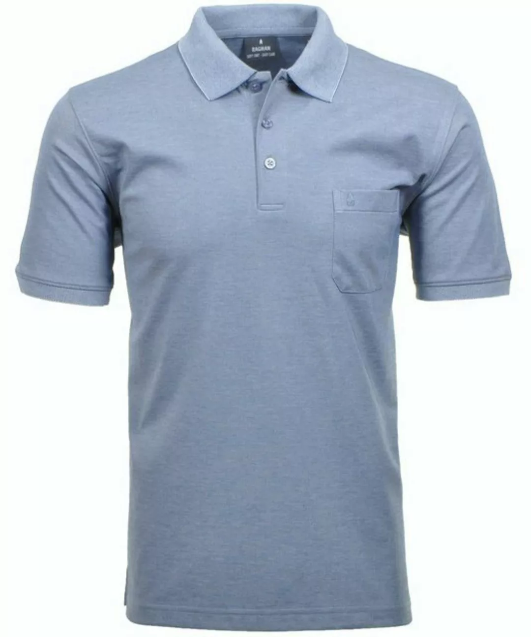 RAGMAN T-Shirt Ragman / He.Polo / Polo button short sleeve günstig online kaufen