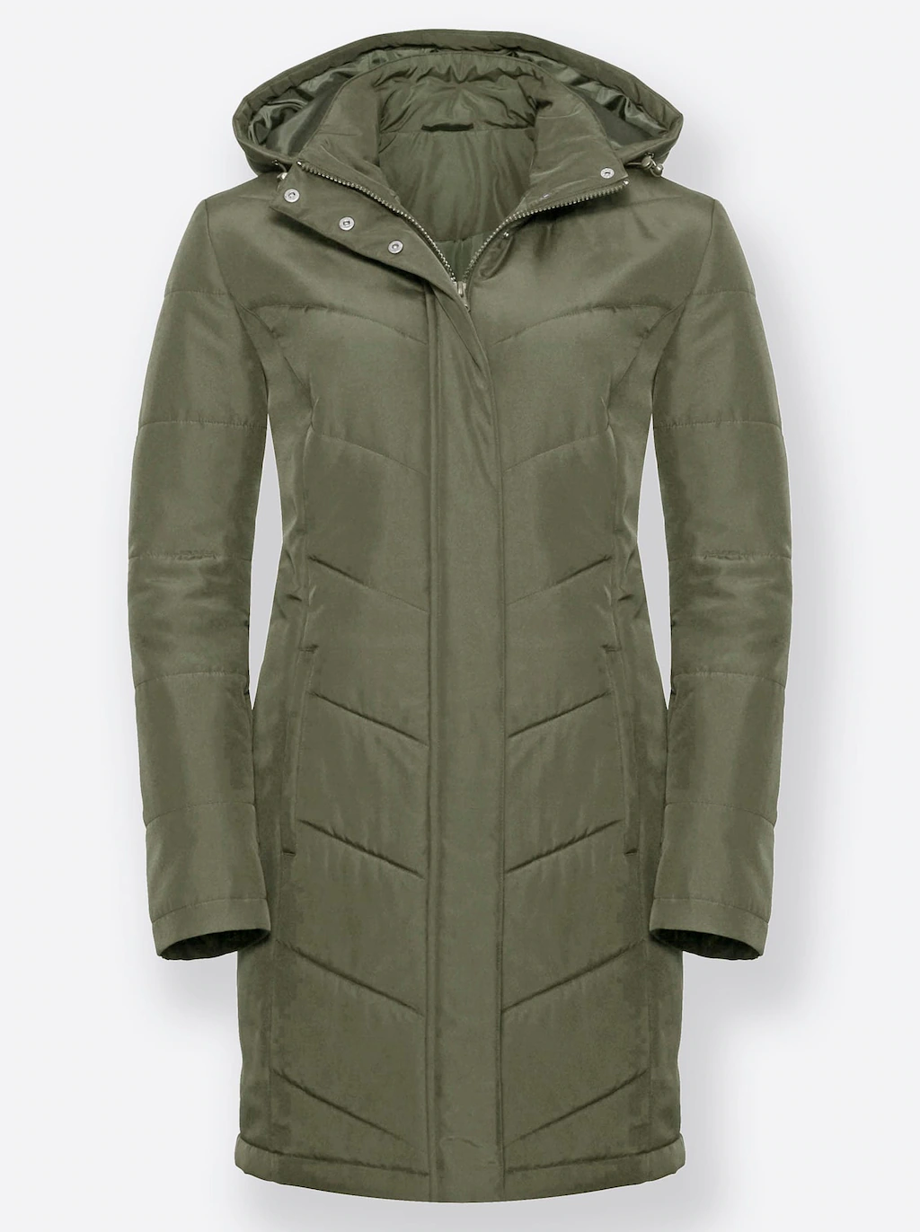 Classic Basics Langjacke, mit Kapuze günstig online kaufen