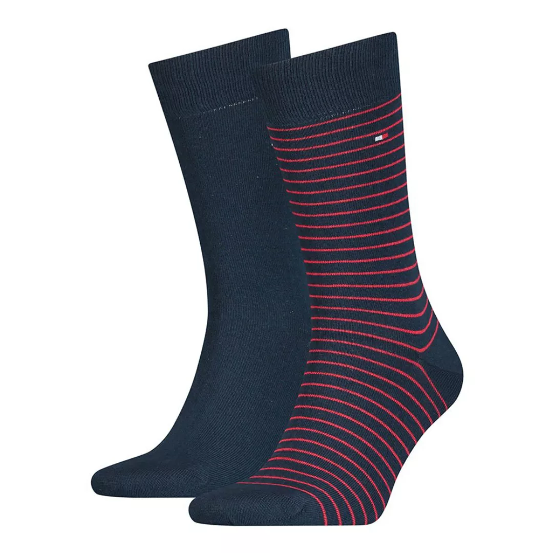 Tommy Hilfiger Small Stripe Classic Socken 2 Paare EU 47-49 Tommy Original günstig online kaufen