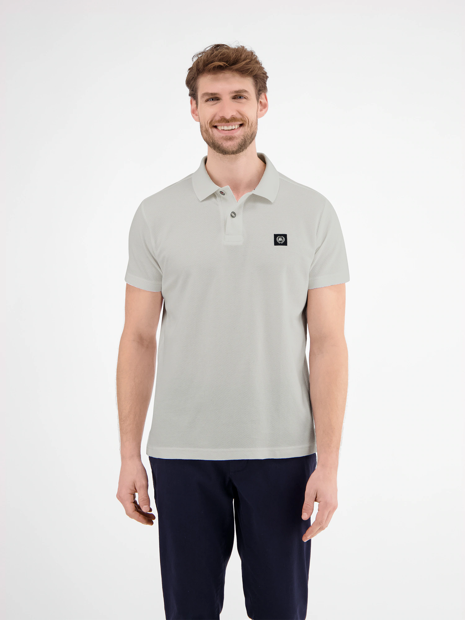 LERROS Poloshirt "LERROS Poloshirt in weicher Waffelpiquéqualität" günstig online kaufen