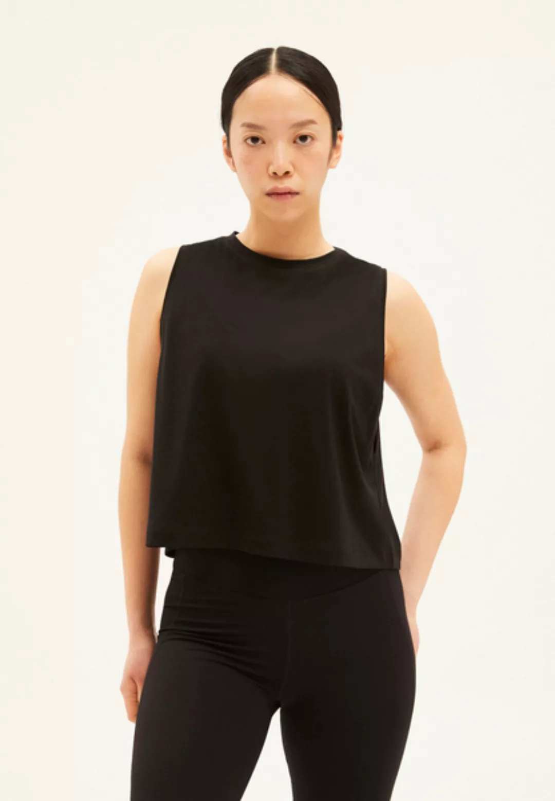 Manjaa - Damen Activewear Top Aus Tencel Lyocell günstig online kaufen
