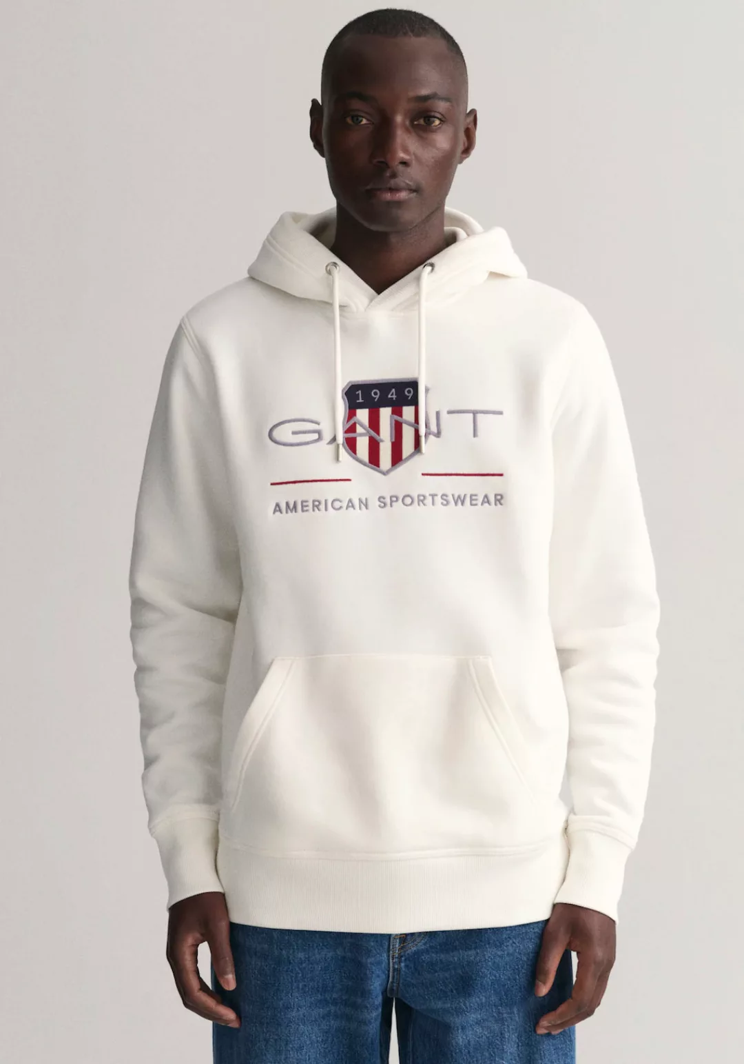 Gant Hoodie "REG ARCHIVE SHIELD HOODIE", mit modischer Logostickerei auf de günstig online kaufen