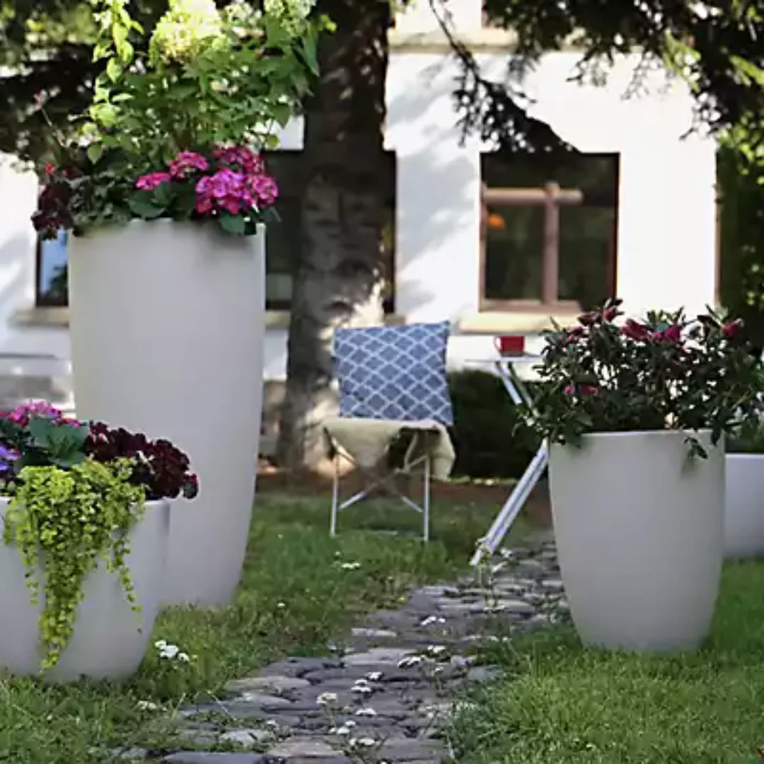 8 seasons design Shining Curvy Pot M Gartenleuchte taupe günstig online kaufen