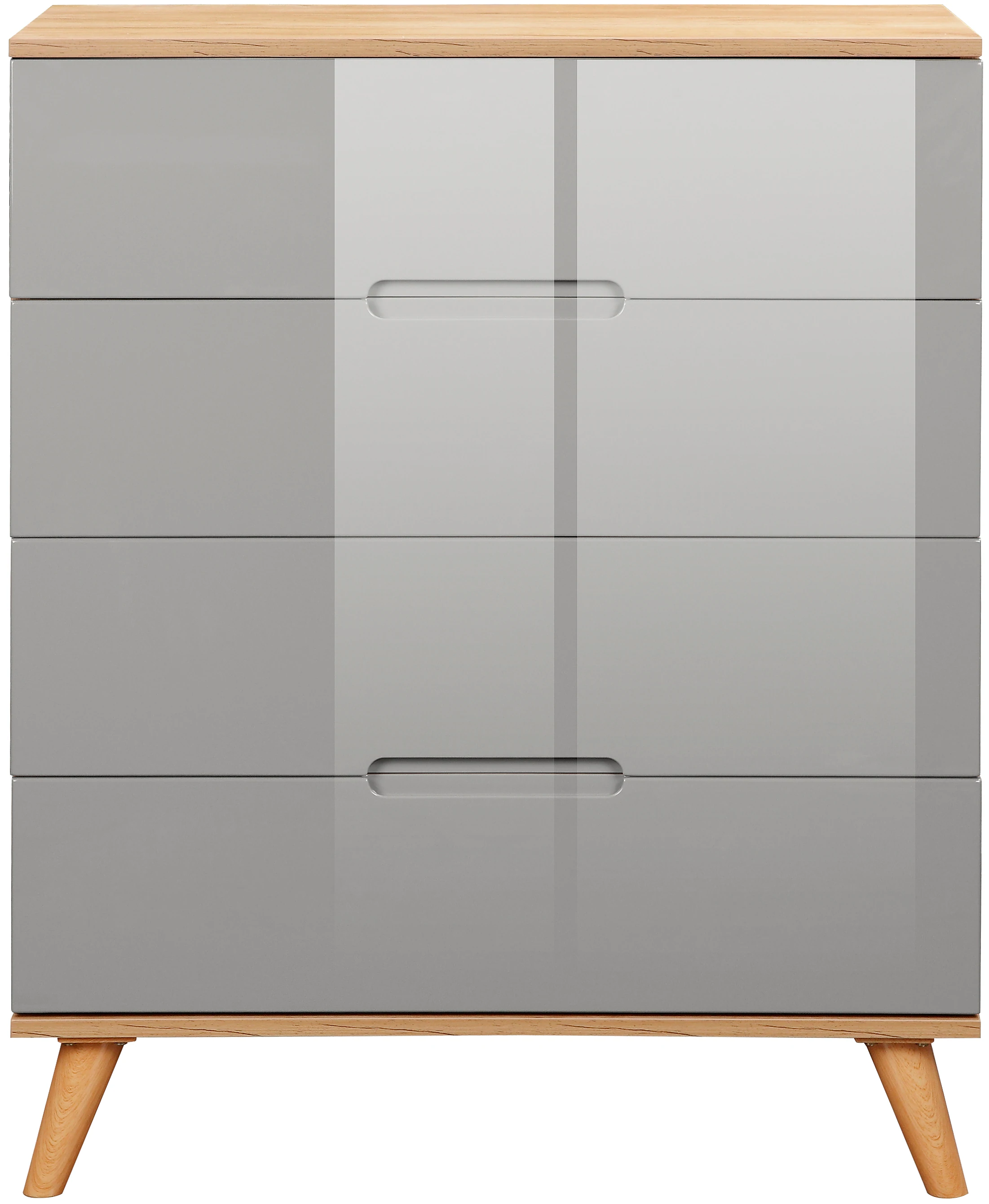andas Schubkastenkommode "Lund Schlafzimmerschrank Wäscheschrank mit hochgl günstig online kaufen