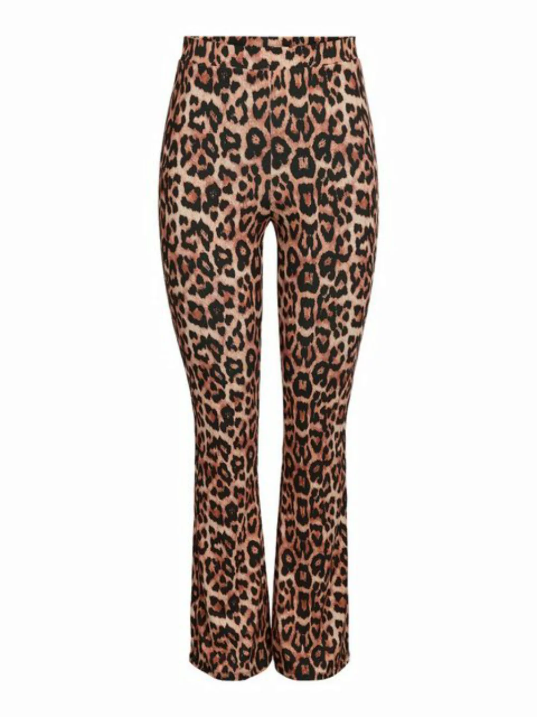 Noisy may Leggings Leggings Leoprint hohe Taille ausgestellte Beinform NMBE günstig online kaufen