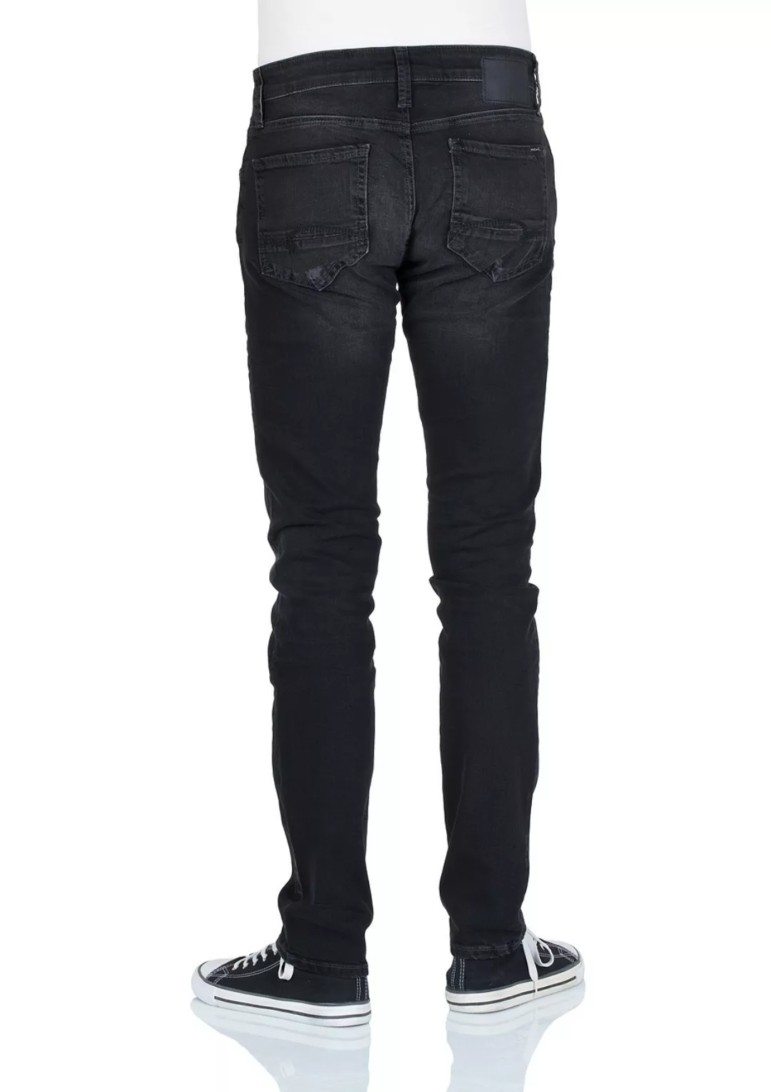 Mavi Herren Jeans James - Skinny Fit - Smoke Berlin Comfort günstig online kaufen