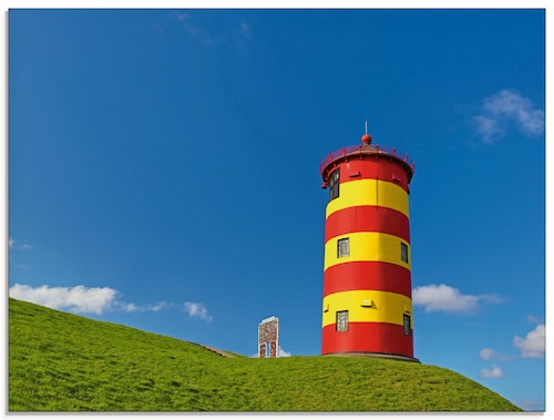 Artland Glasbild »Pilsumer Leuchtturm«, Gebäude, (1 St.), in verschiedenen günstig online kaufen