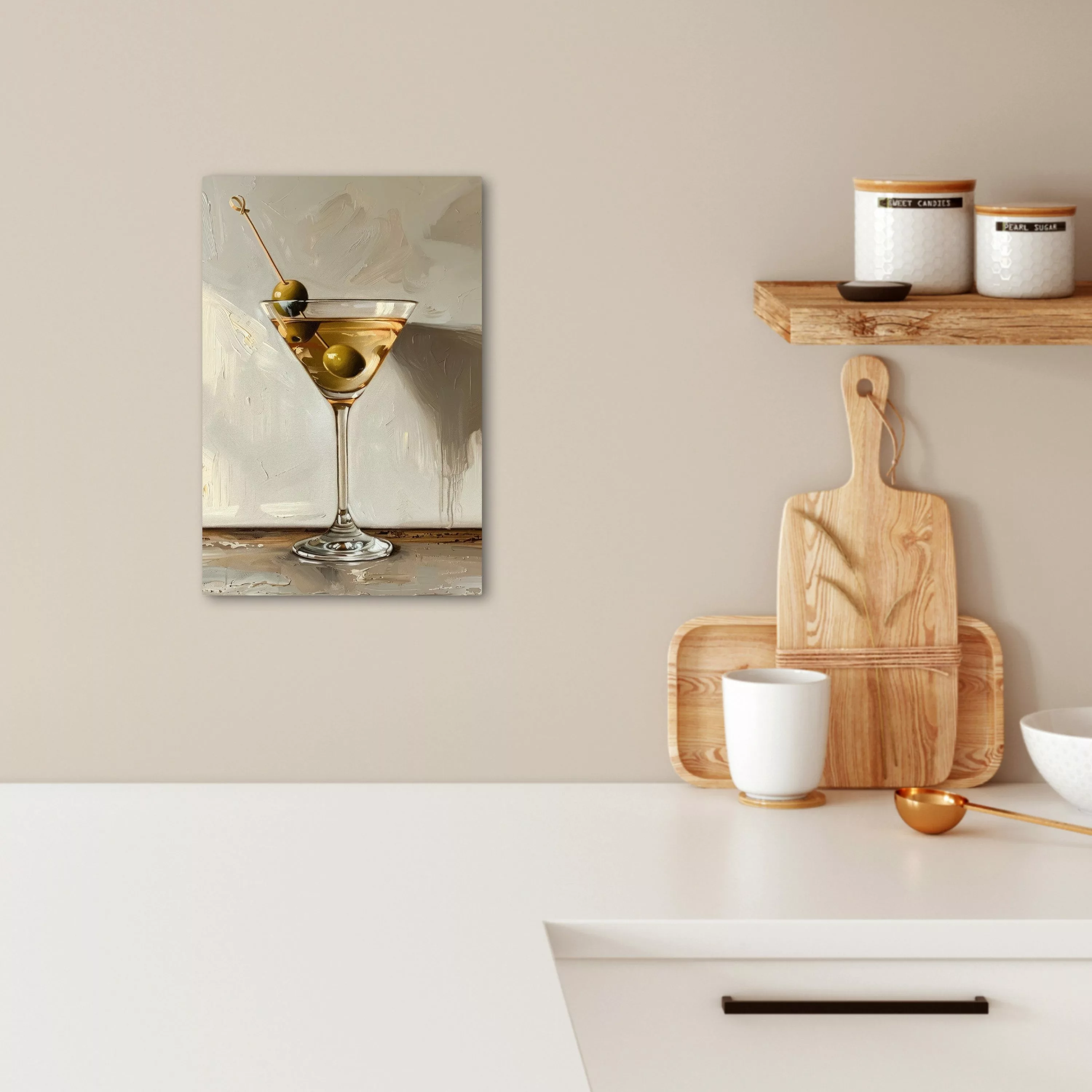 OneMillionCanvasses® Leinwandbild Martini - Cocktail - günstig online kaufen