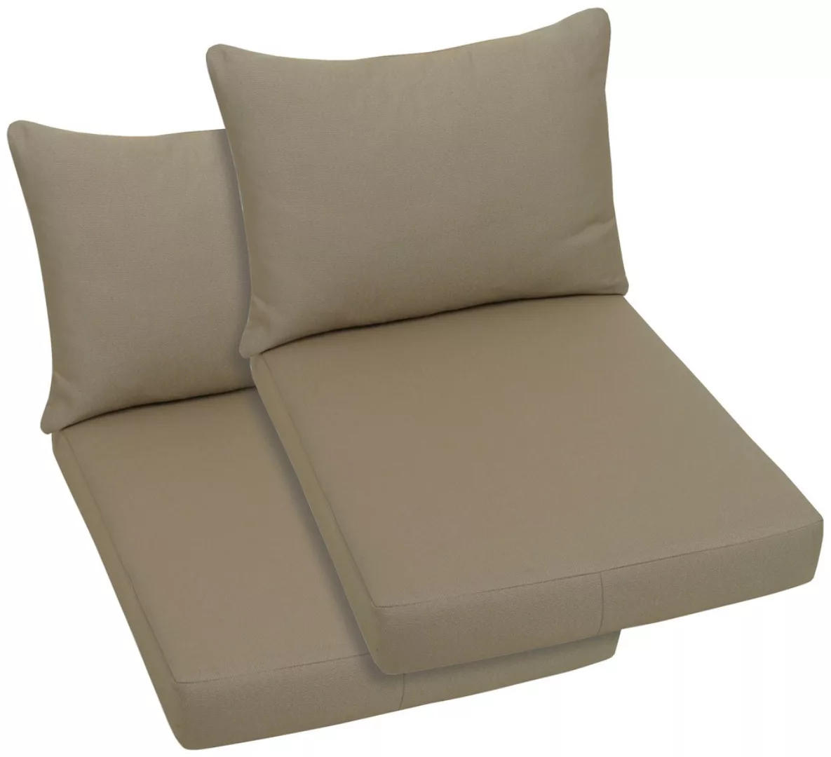 GO-DE Palettenkissen, 60x80 cm, 12 cm gepolstert, 2 Sitz- und 2 Rückenkisse günstig online kaufen