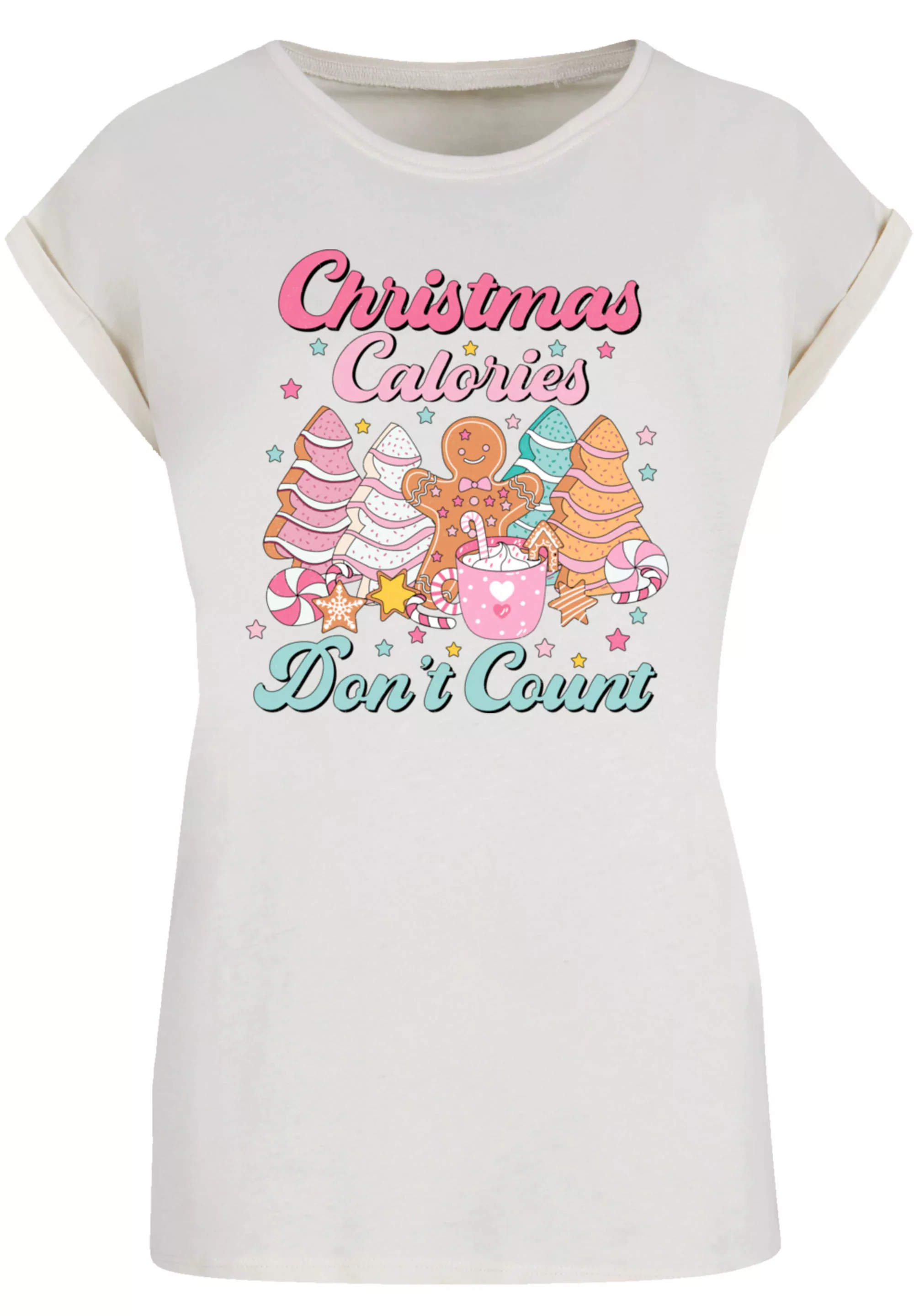 F4NT4STIC T-Shirt "Weihnachten Dont Count Candy", Premium Qualität, Weihnac günstig online kaufen