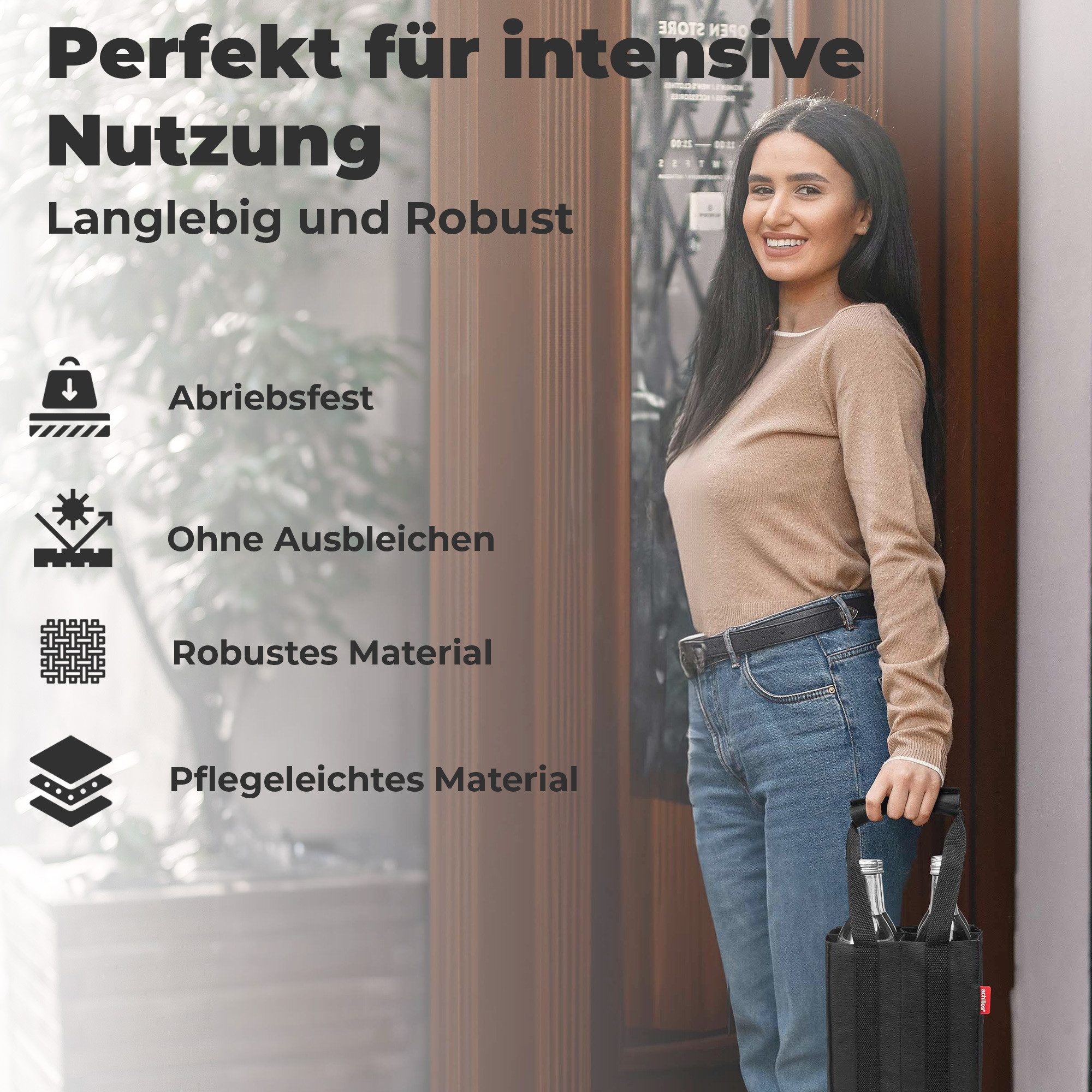 achilles Flaschenkorb Flaschenkorb 4er Bottle-Bag, Flaschentasche günstig online kaufen