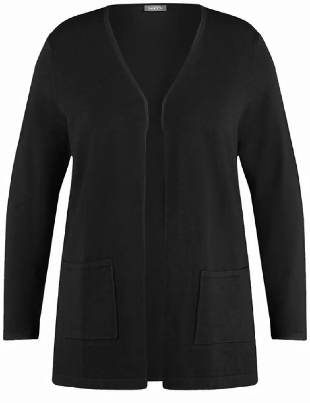 Samoon Cardigan Lange Basic-Strickjacke günstig online kaufen