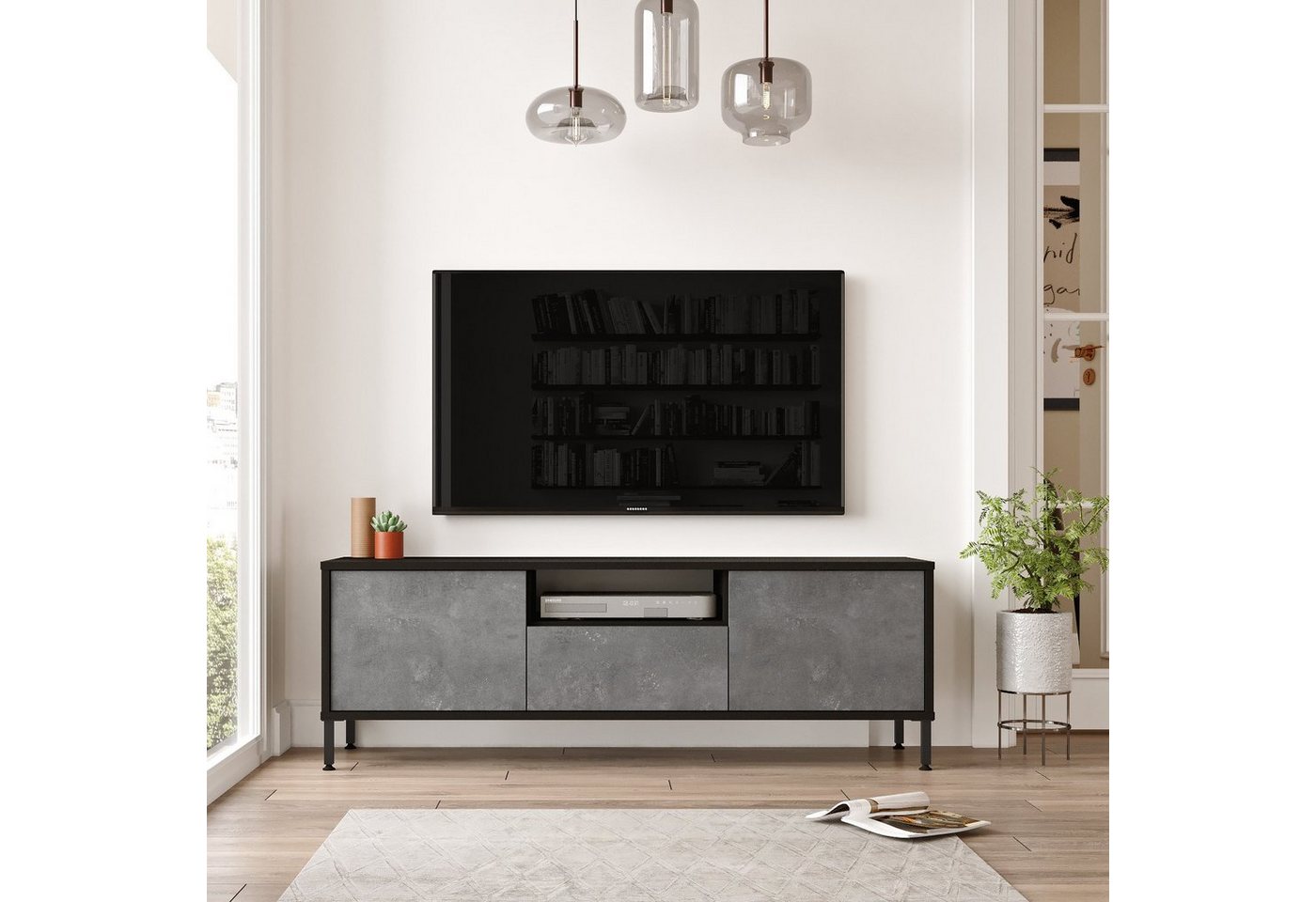 Skye Decor TV-Schrank Schränke, 46,4x140x35,5 cm, 100% Melaminbeschichtete günstig online kaufen