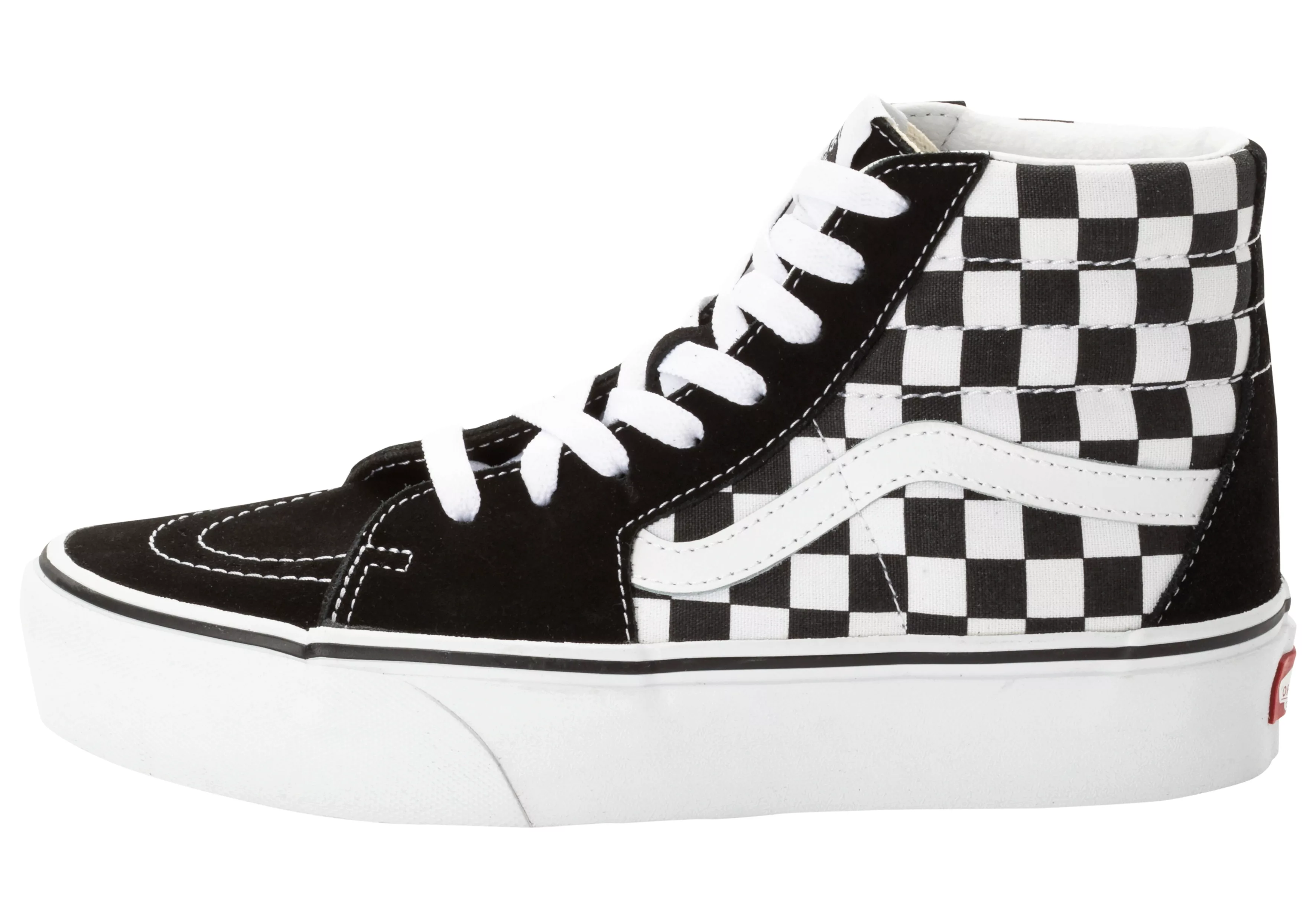 Vans Sk8-hi Platform 2.0 Sportschuhe EU 37 Checkerboard / True White günstig online kaufen