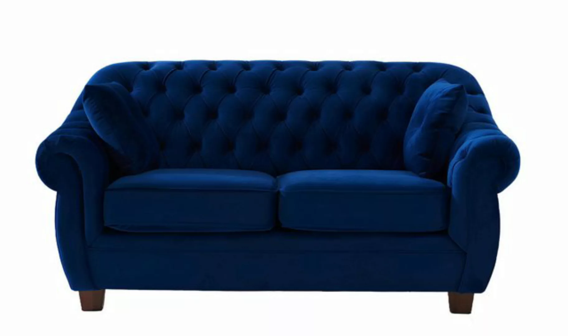 Xlmoebel 2-Sitzer Modern Sofa - Zweisitzer-Couch mit blauen Polstern, 1 Tei günstig online kaufen