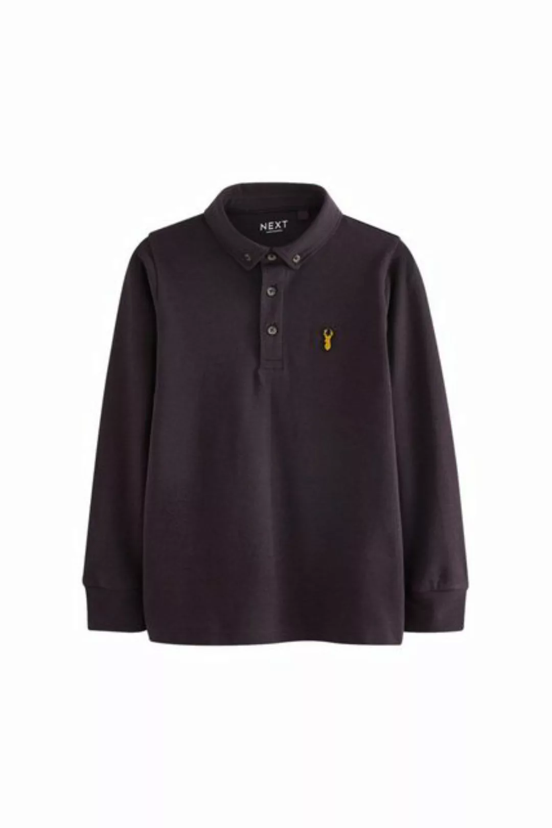 Next Langarm-Poloshirt Langärmeliges Poloshirt aus 100 % Baumwolle (1-tlg) günstig online kaufen