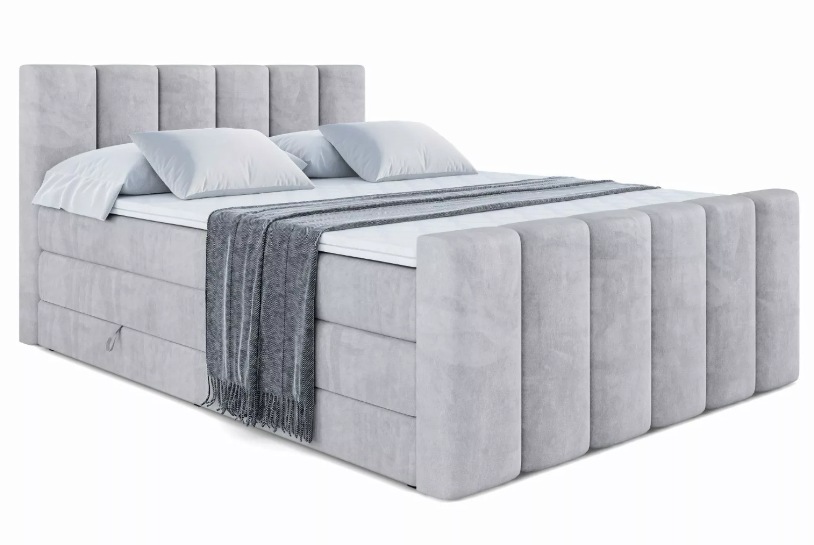 ALTDECOR Boxspringbett BOXI1-Z KING (Multipocket-Matratze H4, günstig online kaufen