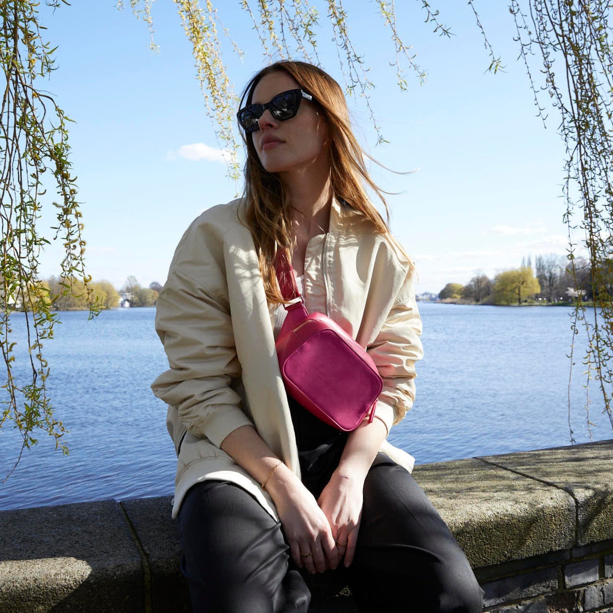 Expatrié Umhängetasche Fleur Bauchtasche Damen, Crossbody günstig online kaufen