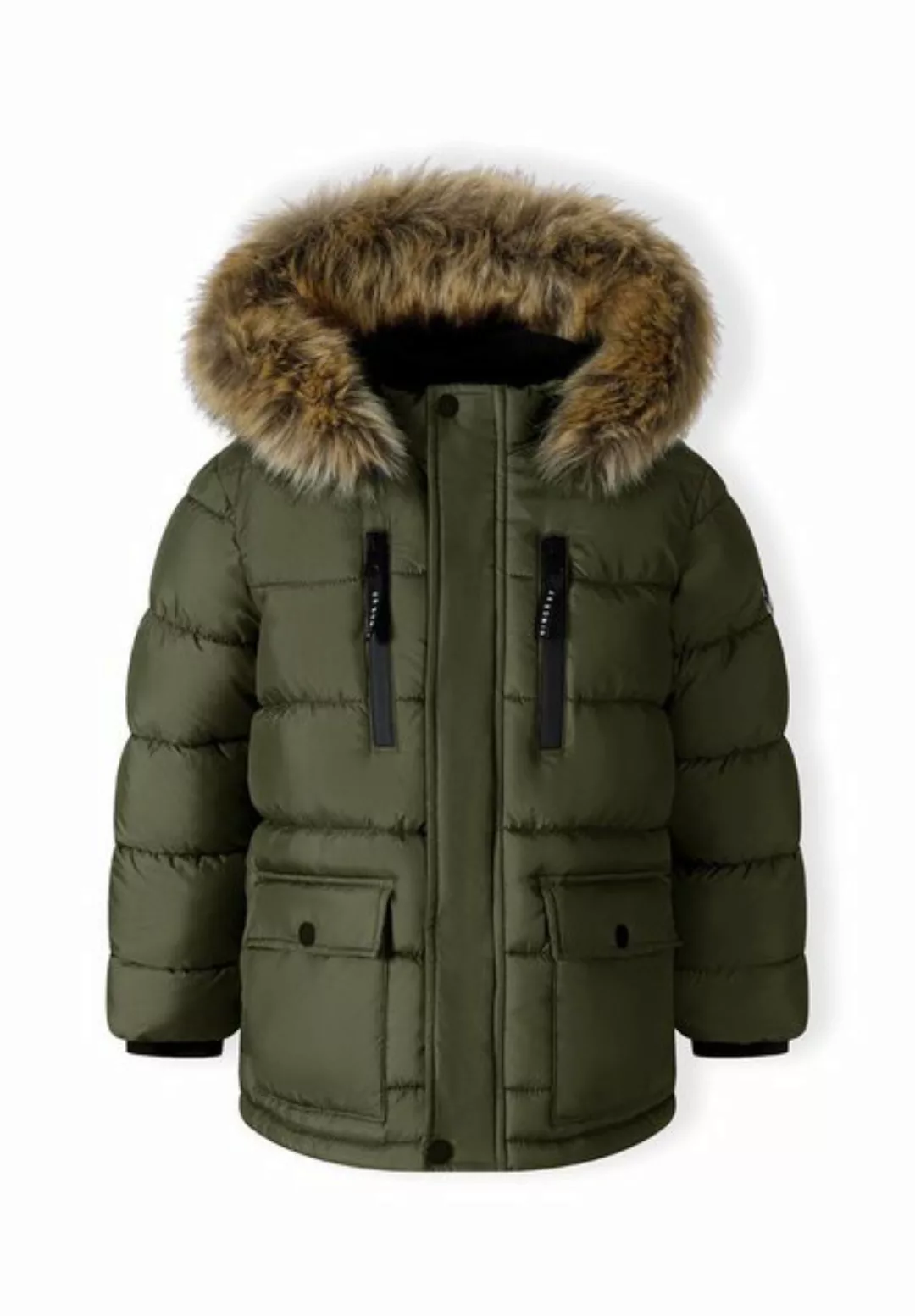 MINOTI Winterjacke Gefütterte Jacke mit abnehmbarem Kunstfell (2y-14y) günstig online kaufen