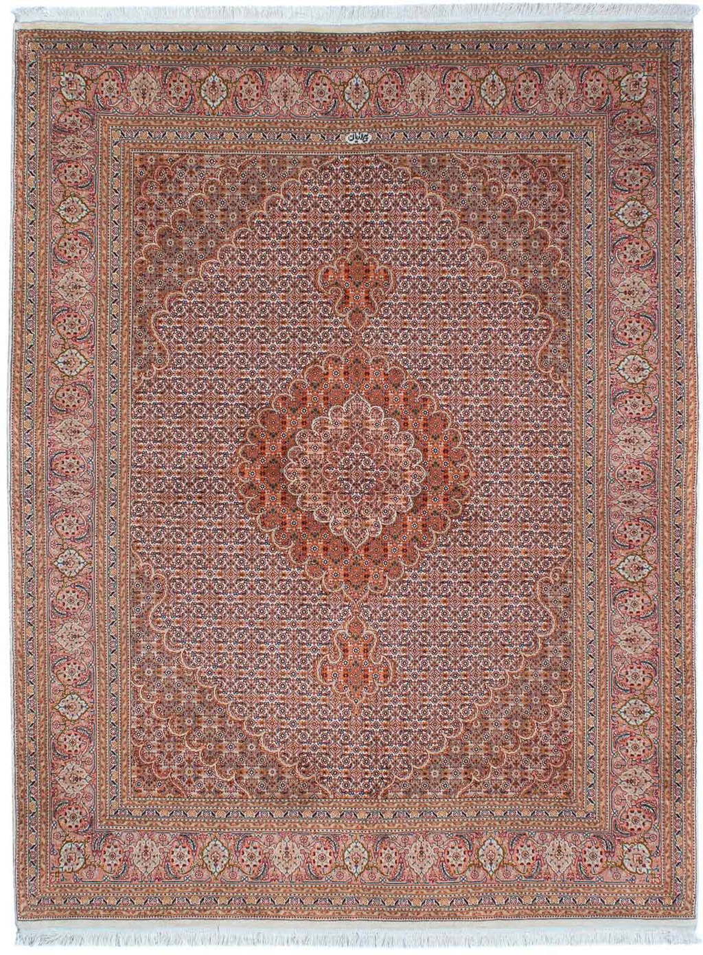 morgenland Orientteppich »Perser - Täbriz - 202 x 150 cm - hellrot«, rechte günstig online kaufen