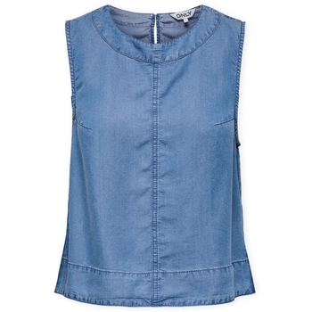 Only  Blusen Top Pema-Dorsi - Medium Blue Denim günstig online kaufen