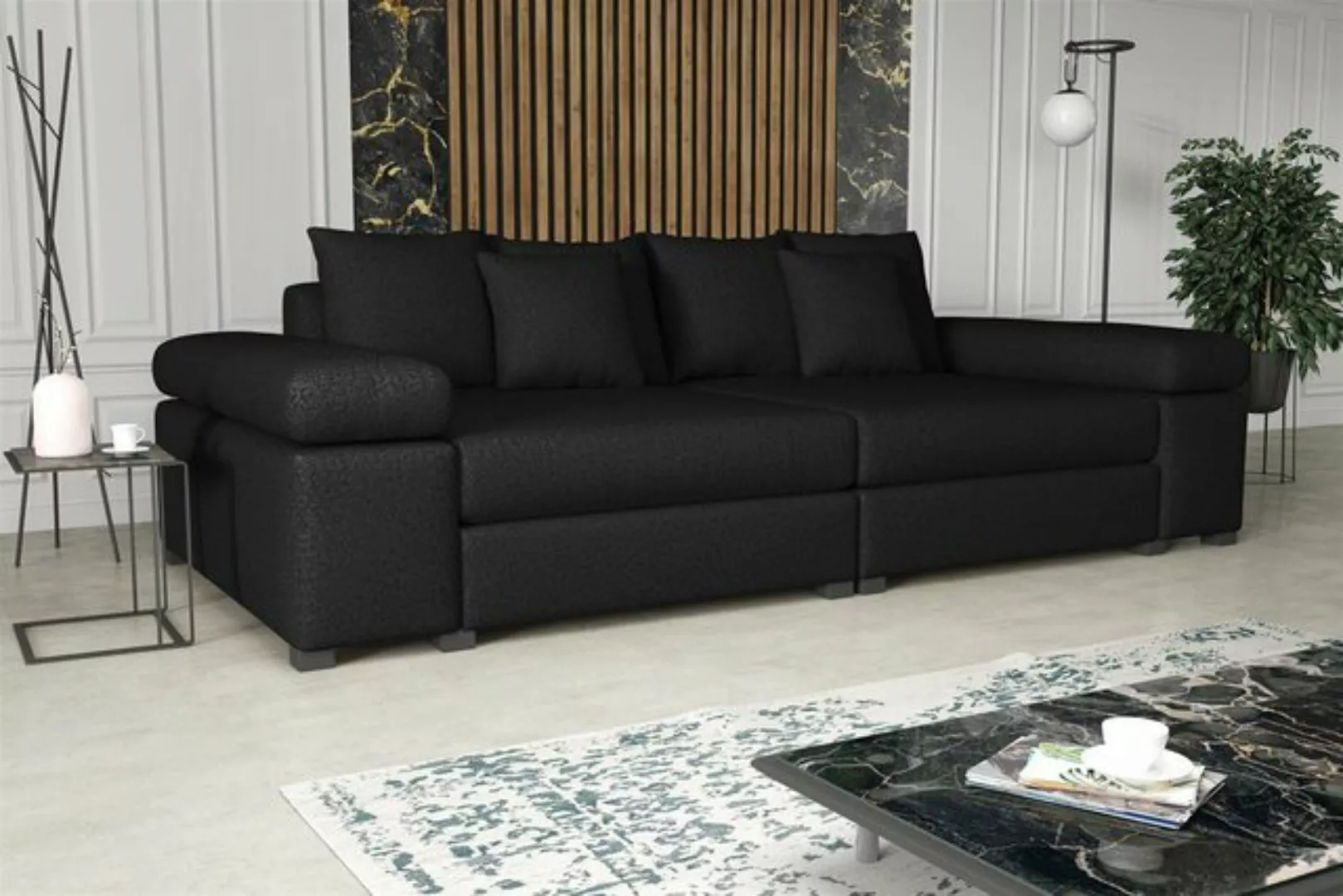 Fun Möbel Big-Sofa Couchgarnitur Megasofa Riesensofa AREZZO in Stoff, mit o günstig online kaufen