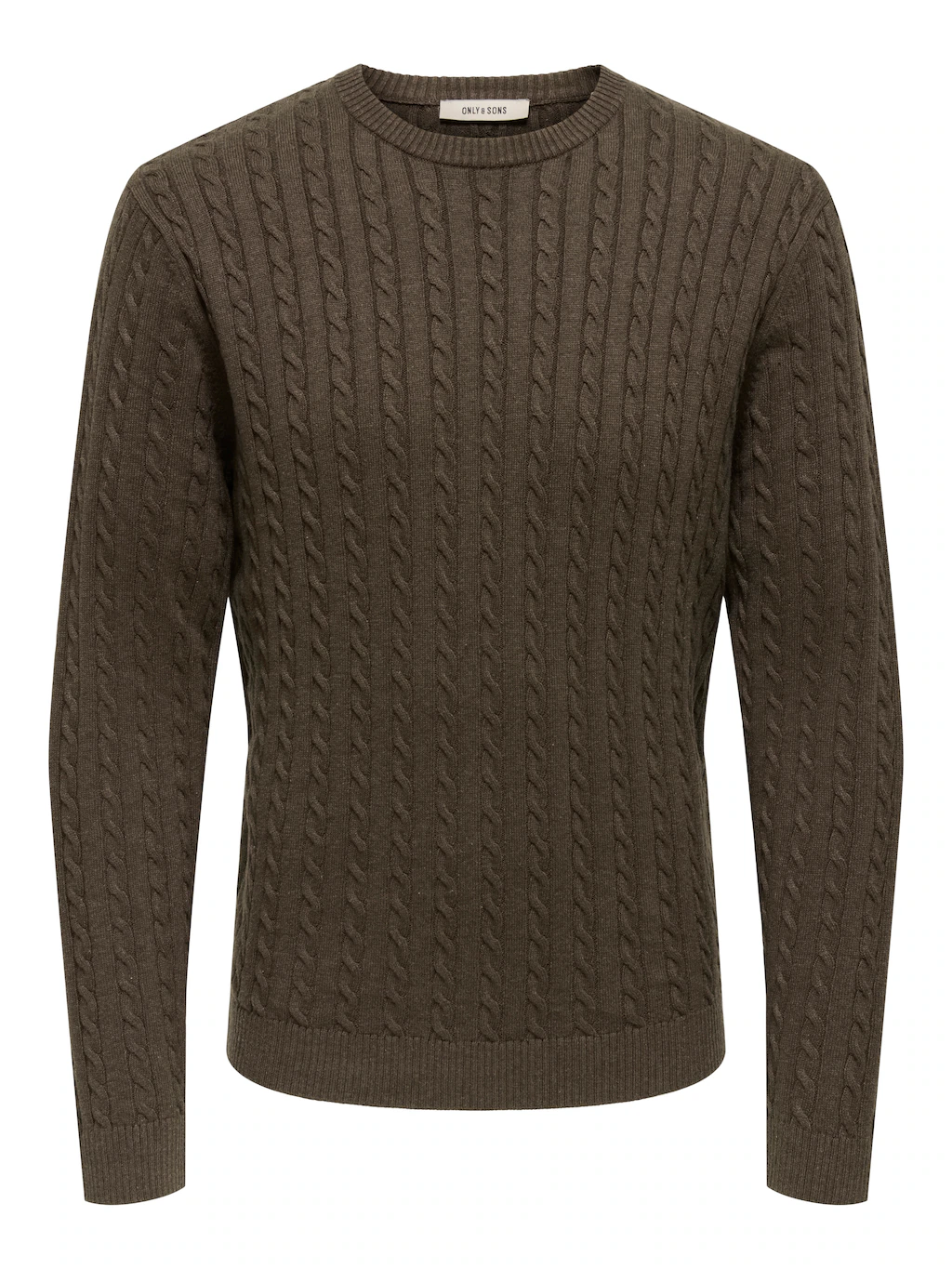 ONLY & SONS Strickpullover "ONSLOUI REG 12 CABEL CREW KNIT NOOS" günstig online kaufen