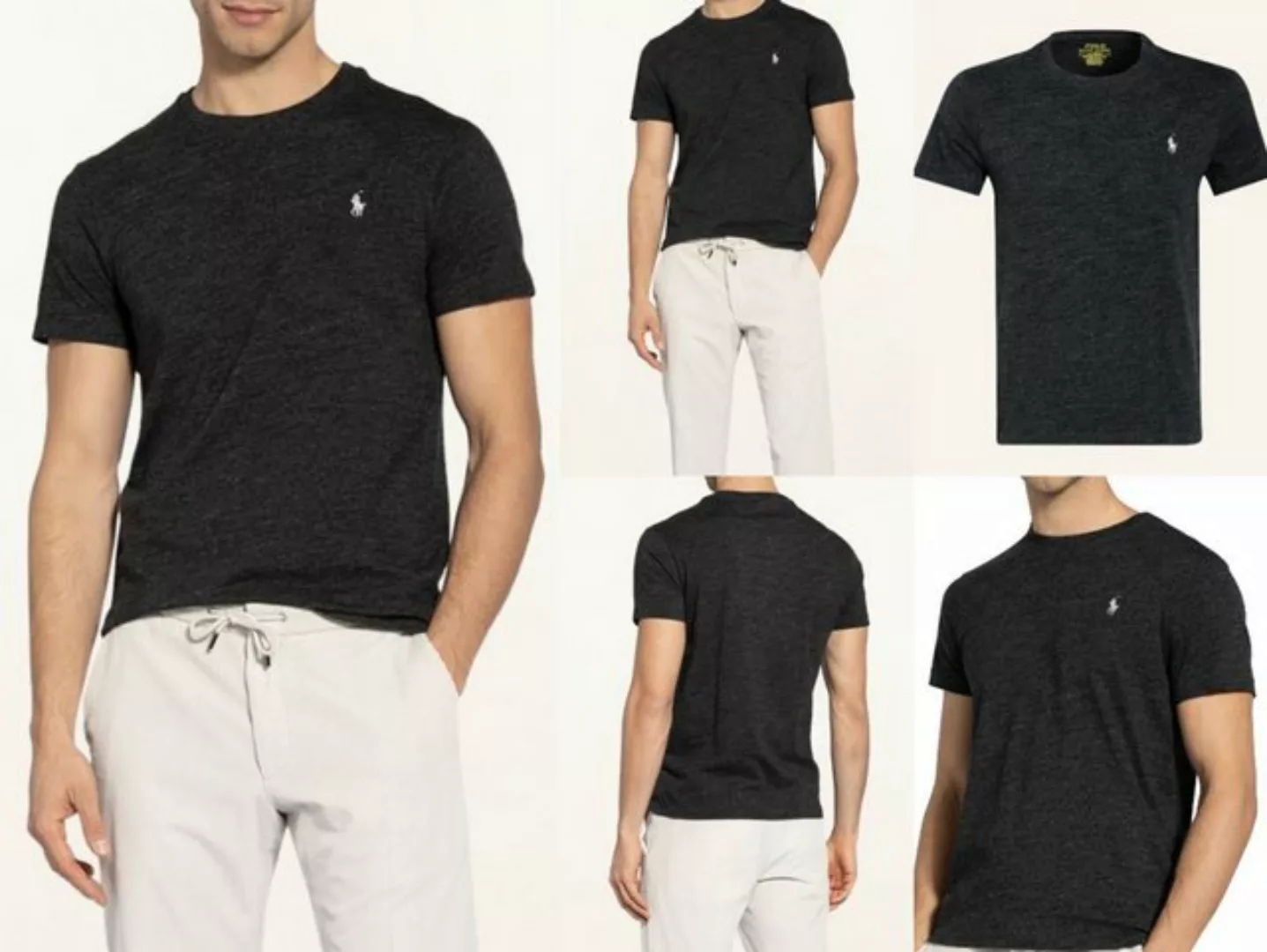 Ralph Lauren T-Shirt Polo Ralph Lauren Logo Pima Cotton T-Shirt Soft Shirt günstig online kaufen