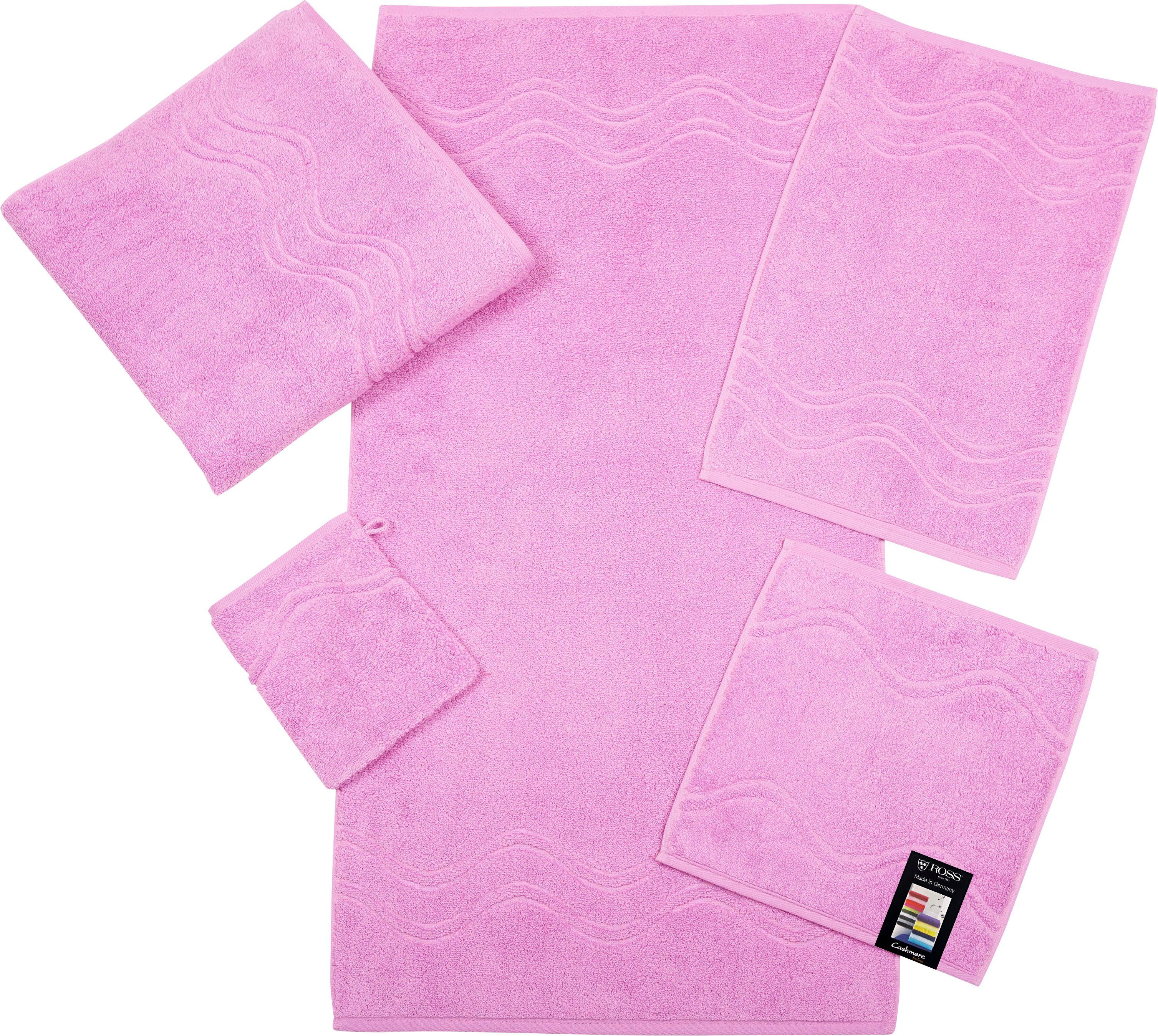 ROSS Gästehandtuch Cashmere feeling, Frottier (Packung, günstig online kaufen
