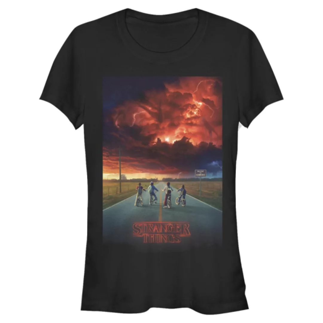 Netflix - Stranger Things - Gruppe Demogorgon Cloud Poster - Frauen T-Shirt günstig online kaufen
