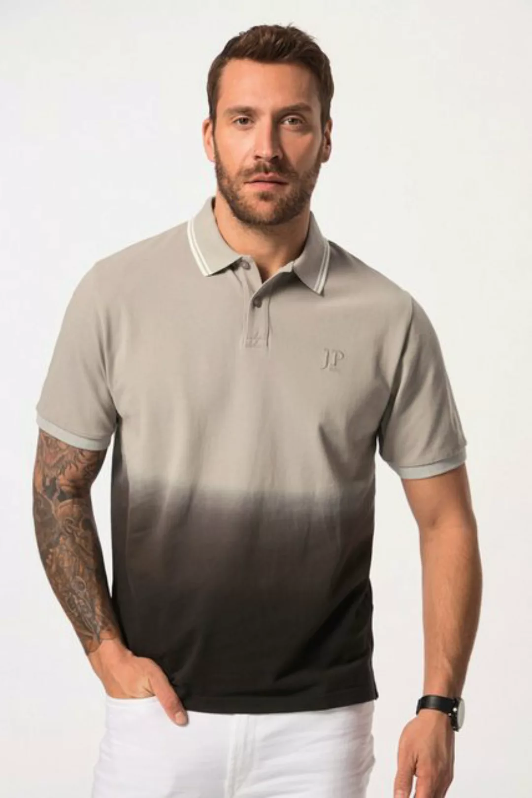 JP1880 Poloshirt JP1880 Polo-Shirt Halbarm Piqué DipDye bis 8 XL günstig online kaufen