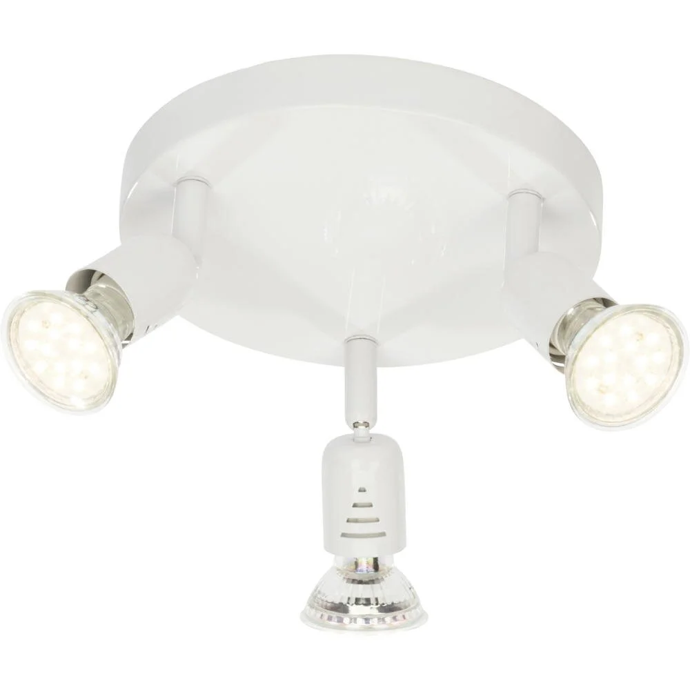 LED Deckenleuchte Loona in Weiß 3x 3W 900lm GU10 3-flammig günstig online kaufen