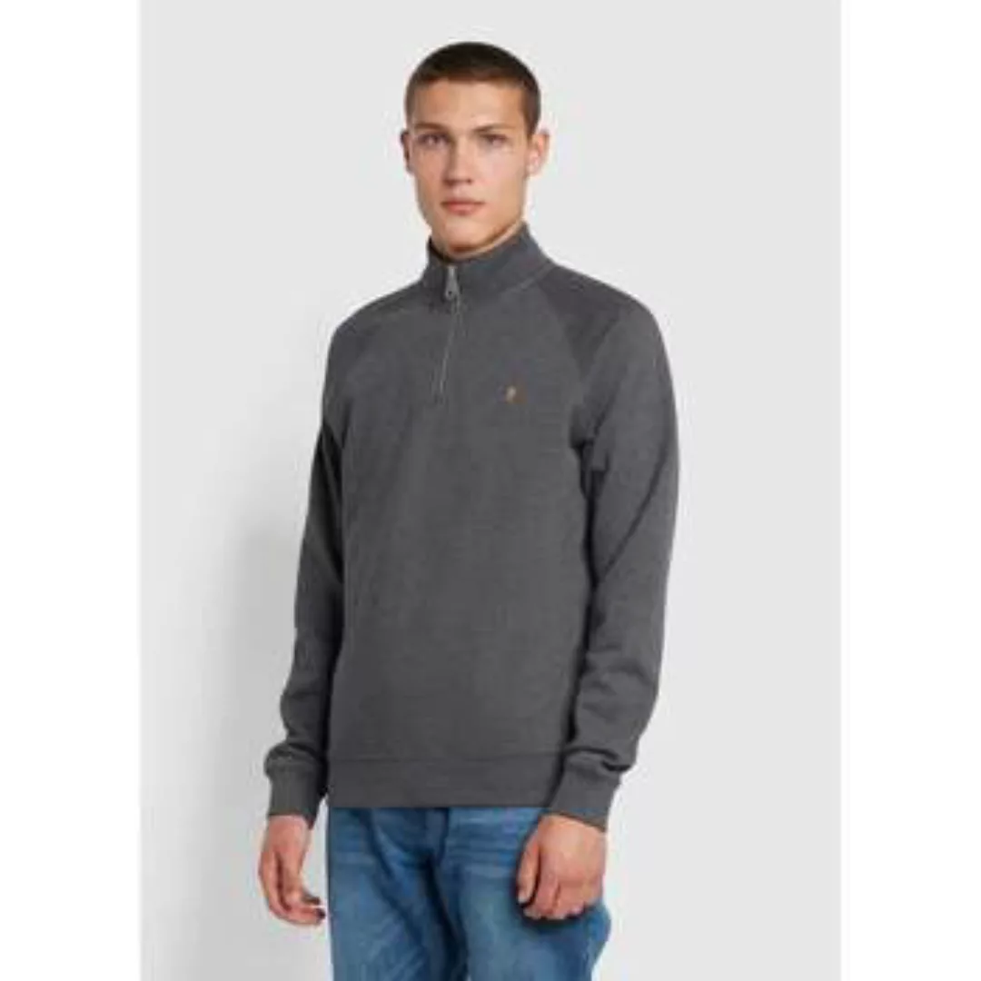 Farah  Pullover Sweatshirt jim 1/4 zip -  grey marl günstig online kaufen