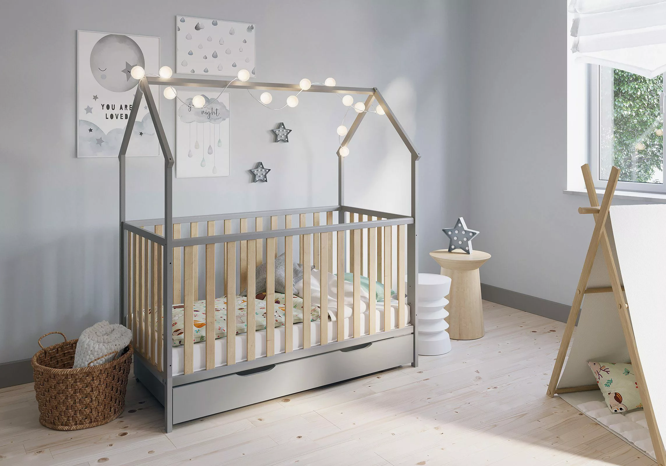 FabiMax Kinderbett Hausbett Schlafmütze 140 x günstig online kaufen