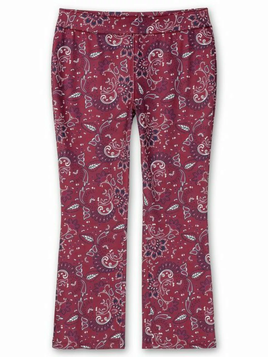 sheego by Joe Browns Jerseyhose Große Größen mit Paisleyprint und Bootcutfo günstig online kaufen